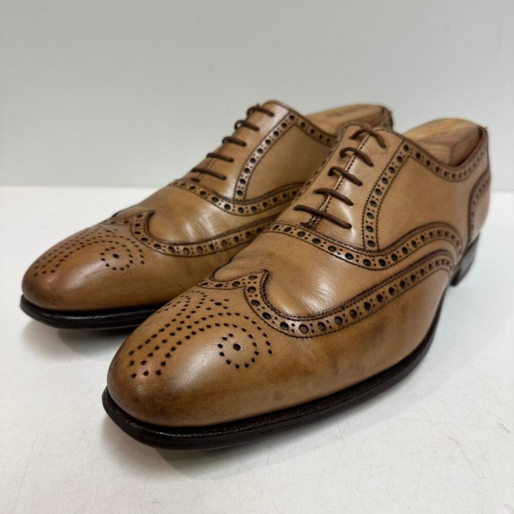 NEW HEELS Crockett & Jones Clifford Handgrade Oxford Wingtip England US 8.5 D